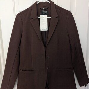 Athleta Brown Venice Textured Blazer, Size 10, NWT